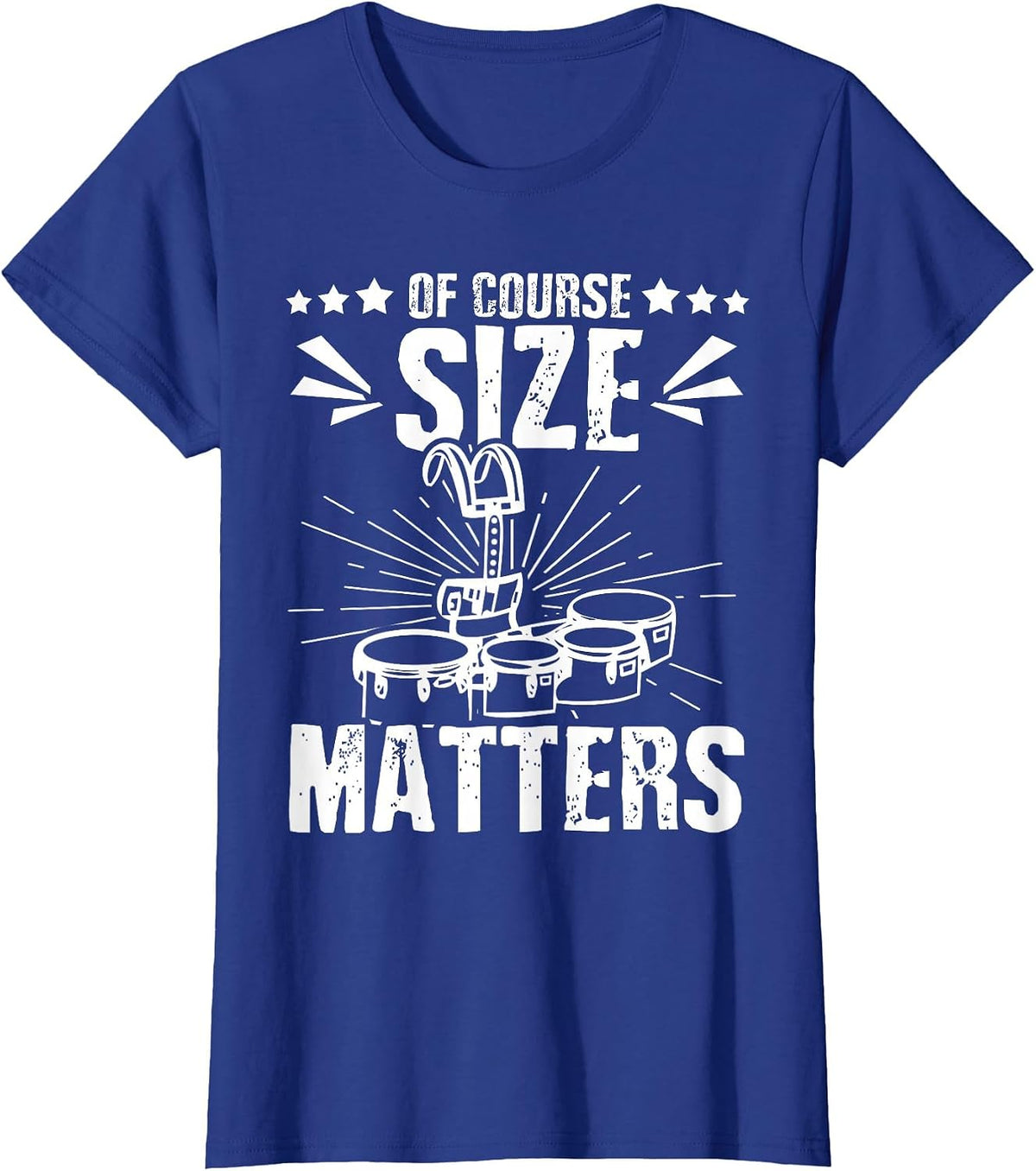 Tenor Drum Stand Quad Drummer Tenor Drum Practice Squad T-Shirt - Royal Blue