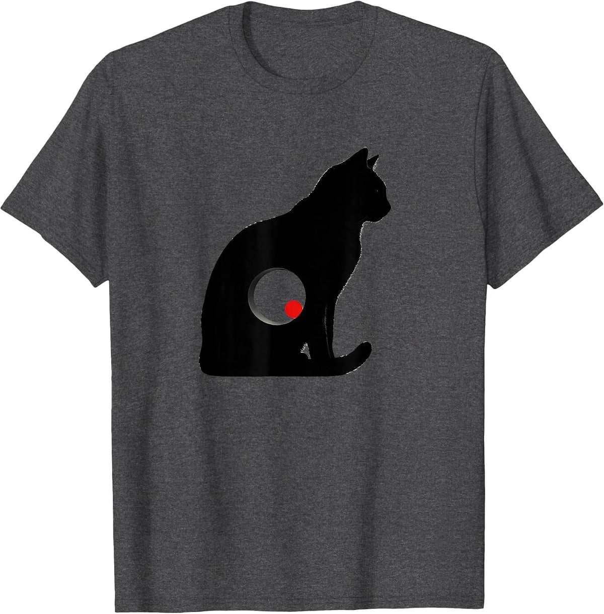 Schrödingers Cat Quantum Physics Nerd Humor T-Shirt - Dark Heather Grey