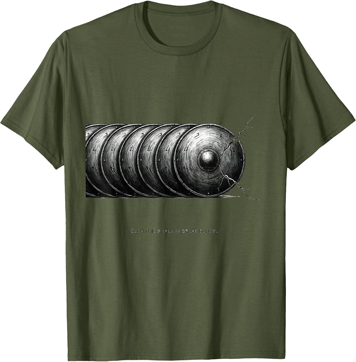 Men's Seen This Phalanx Break Before Funny History Buff Sarcastic T-Shirt - Olive Green
