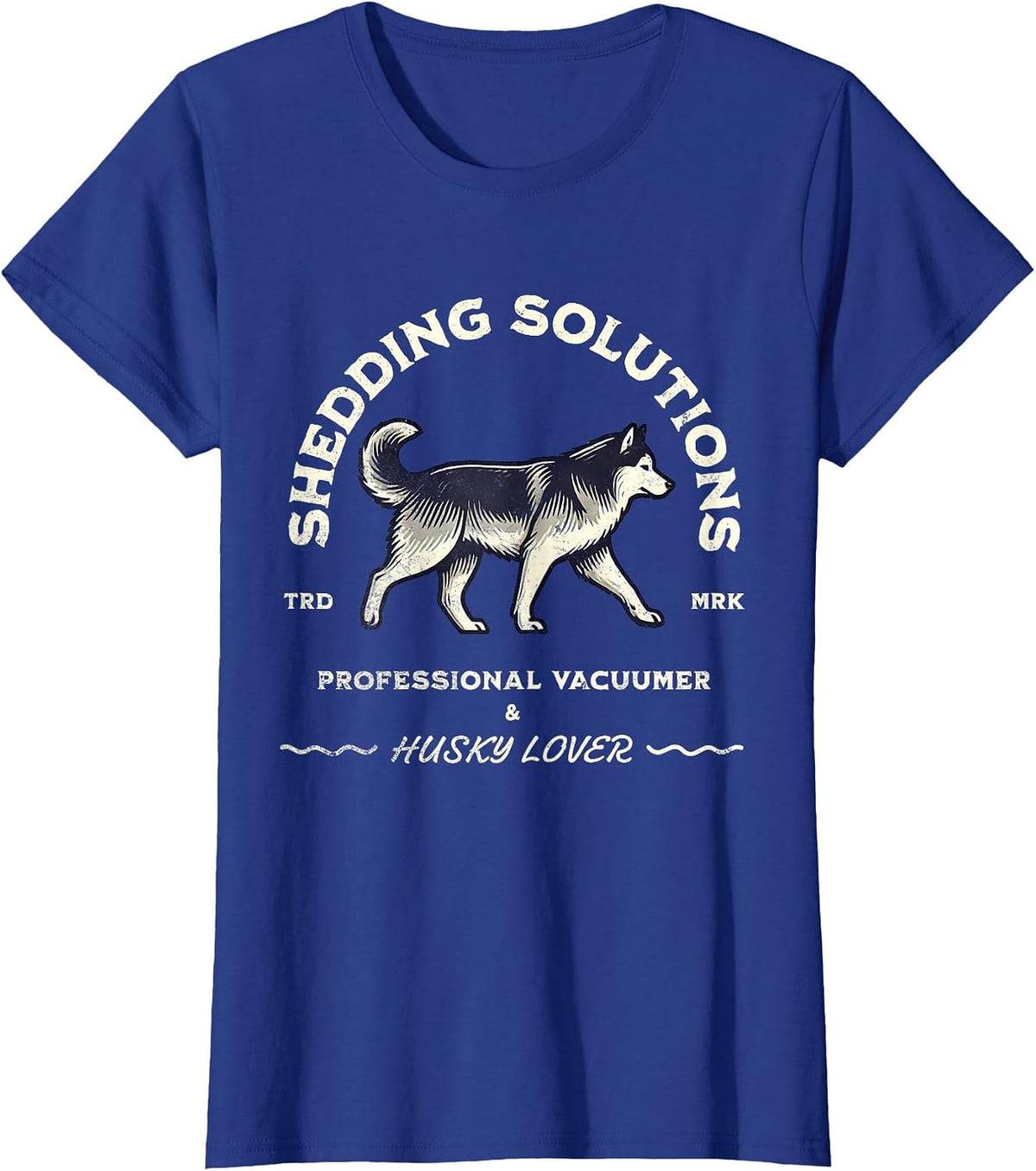Siberian Husky Funny Husky Lover T-Shirt - Royal Blue