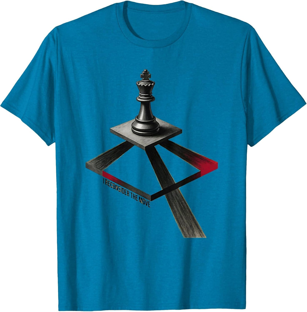 I Reconsider The Move Funny Chess Player Humor Chess Club T-Shirt - Sapphire Blue