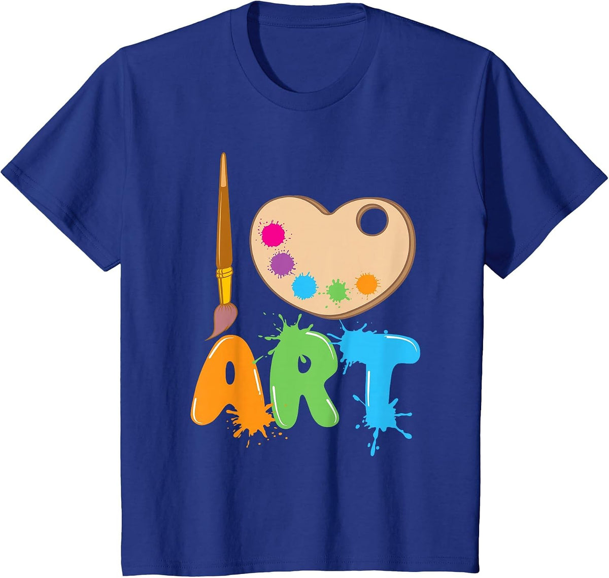 Cool Painting Art for Men Women Draw Pencil Drawing Teacher T-Shirt - Royal Blue