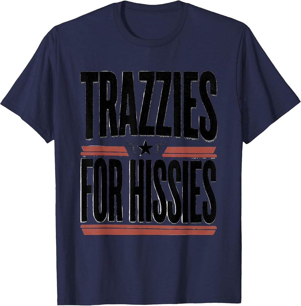 Trazzies For Hissies Funny Vet Tech Veterinary Technician T-Shirt - Navy Blue
