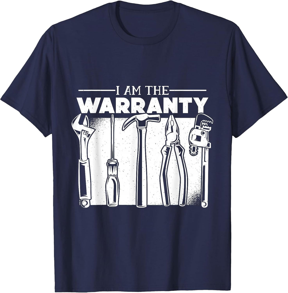 I Am The Warranty T-Shirt - Navy Blue