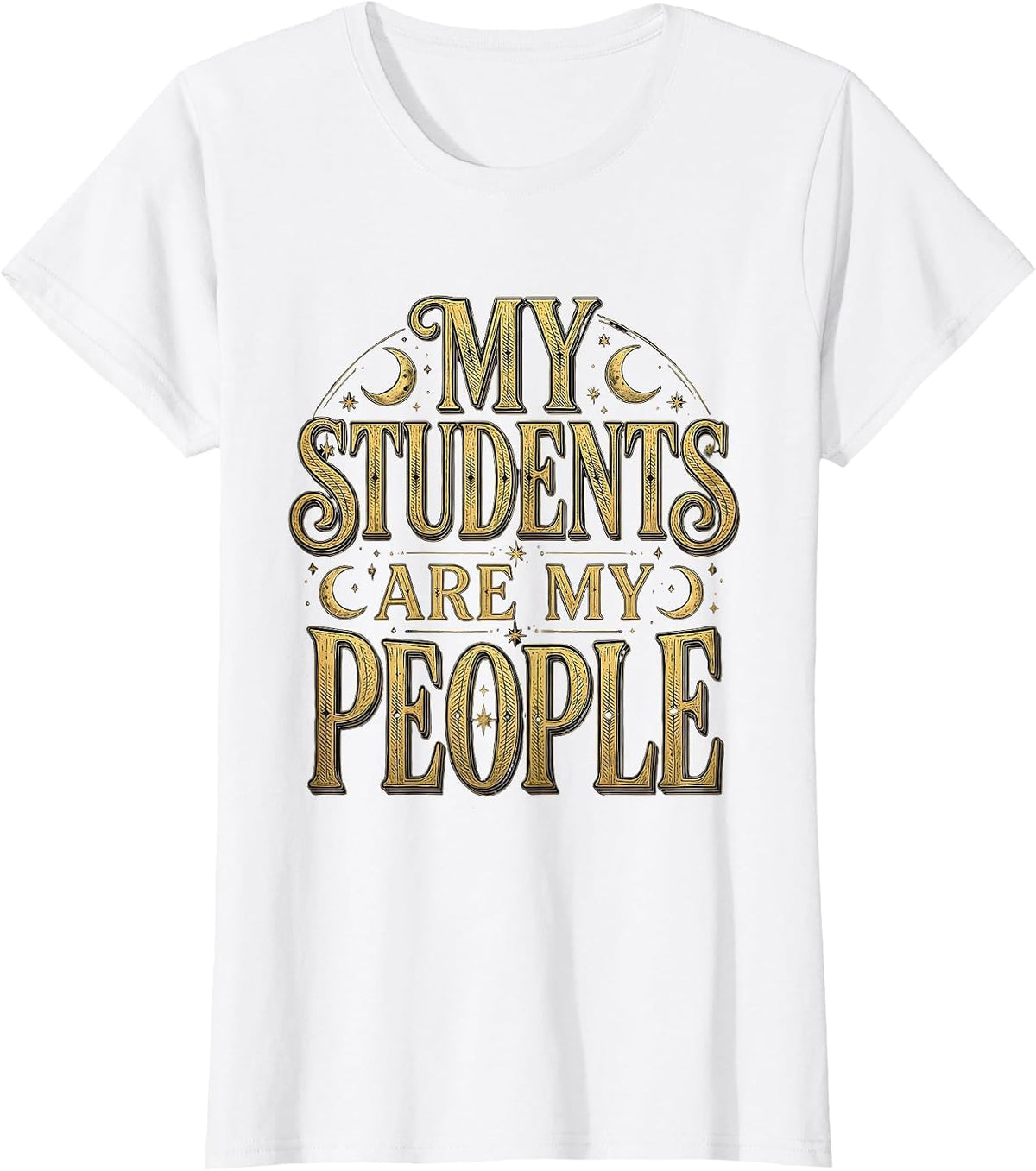 My Students Are My People Elementary Teacher Design T-Shirt - White