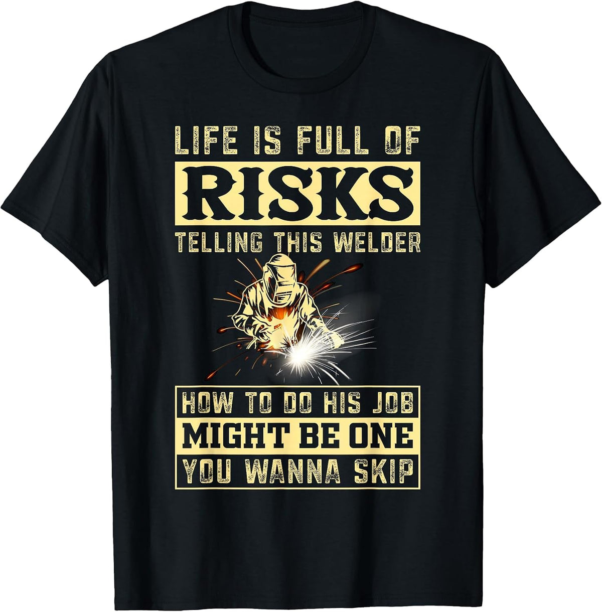 Funny Welding Gear Welder Men T-Shirt - Black