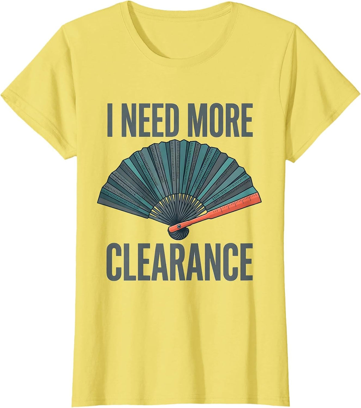 I NEED MORE CLEARANCE Sarcastic Tradesperson Technical T-Shirt - Lemon Yellow