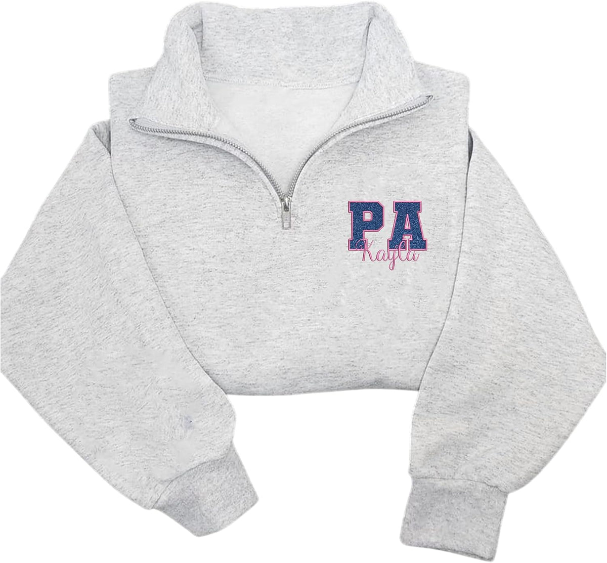 Custom Profession Sweatshirt, Embroidered & Personalized Work Quarter Zip Sweatshirt Gift for Professionals - Physician