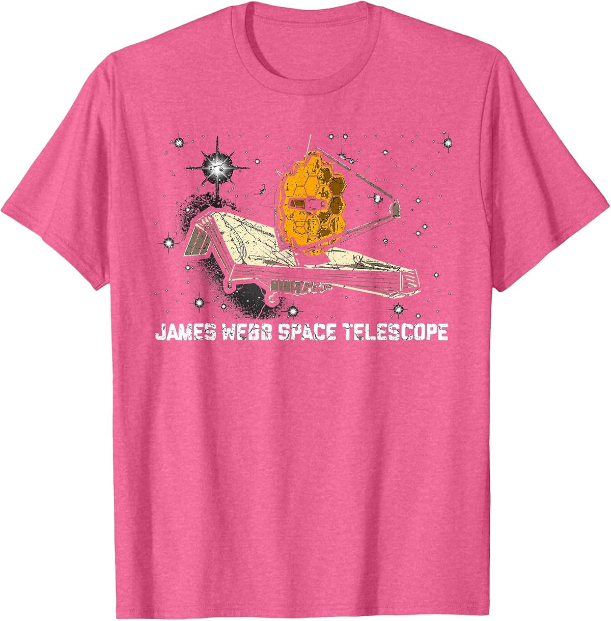 James Webb Space Telescope JWST Astronomy Astrophysics T-Shirt - Pink Heather