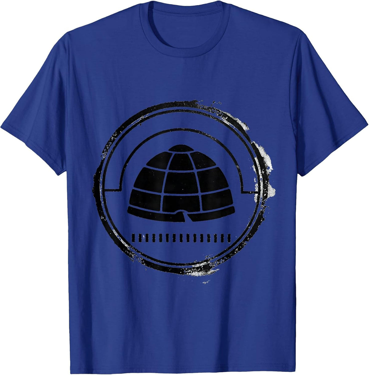 Sea Turtle Seal Ring Rubber Stamp Turtle Lover Humor T-Shirt - Royal Blue