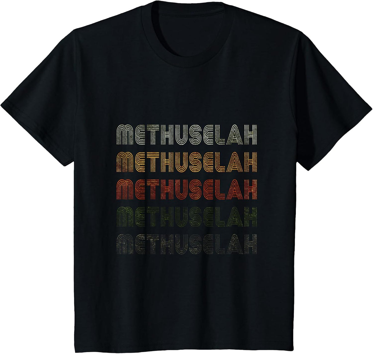 Love Heart Methuselah T-Shirt Grunge Vintage Black Methuselah T-Shirt - Black