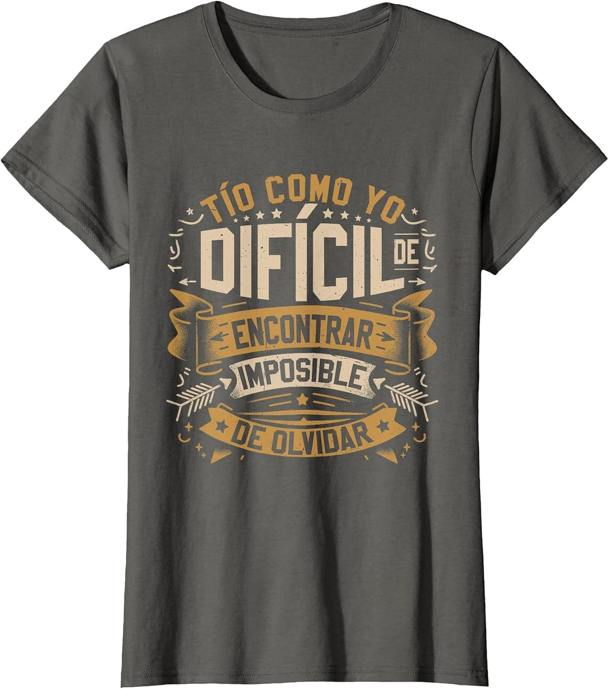 TIO Anuncio Embarazadas Tío Divertido T-Shirt - Asphalt Grey