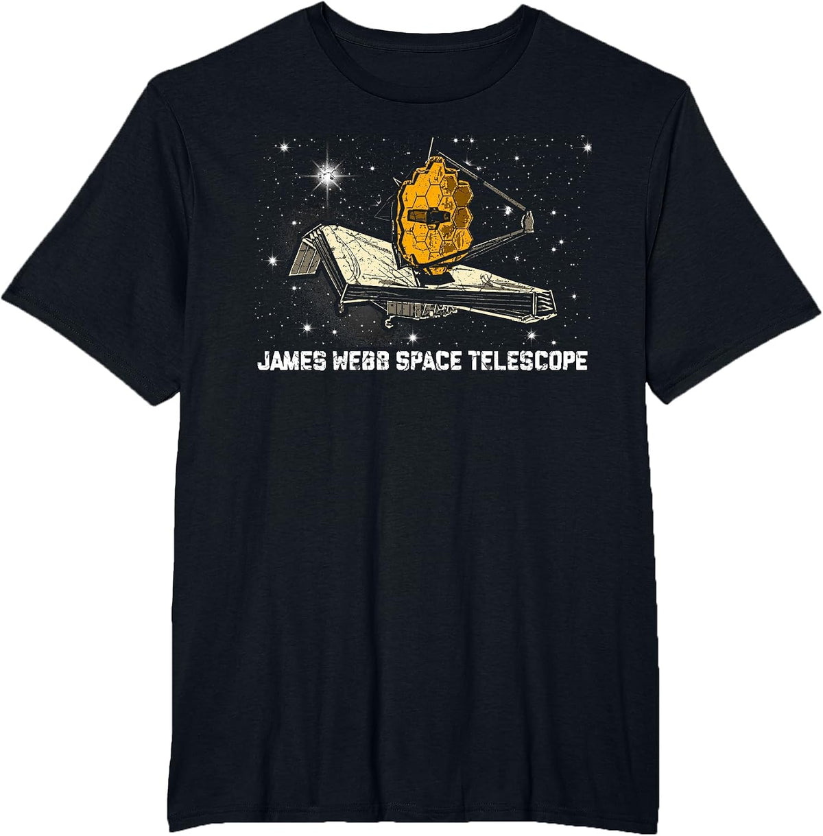 James Webb Space Telescope JWST Astronomy Astrophysics T-Shirt - Black