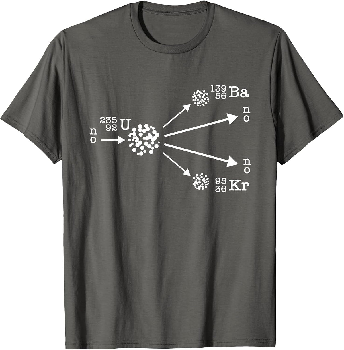 Nuclear Fission Nuclear Physicist Cool Energy Physics T-Shirt - Asphalt Grey