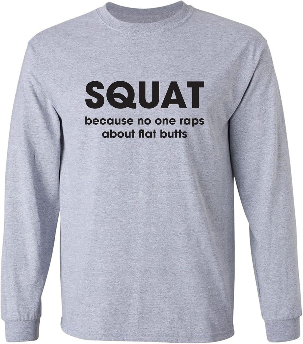 zerogravitee Squat Adult Long Sleeve T-Shirt - Sport Grey