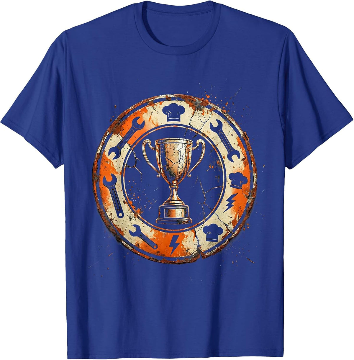 Men's I Cant But I Know A Guy Trades Trophy T-Shirt - Royal Blue