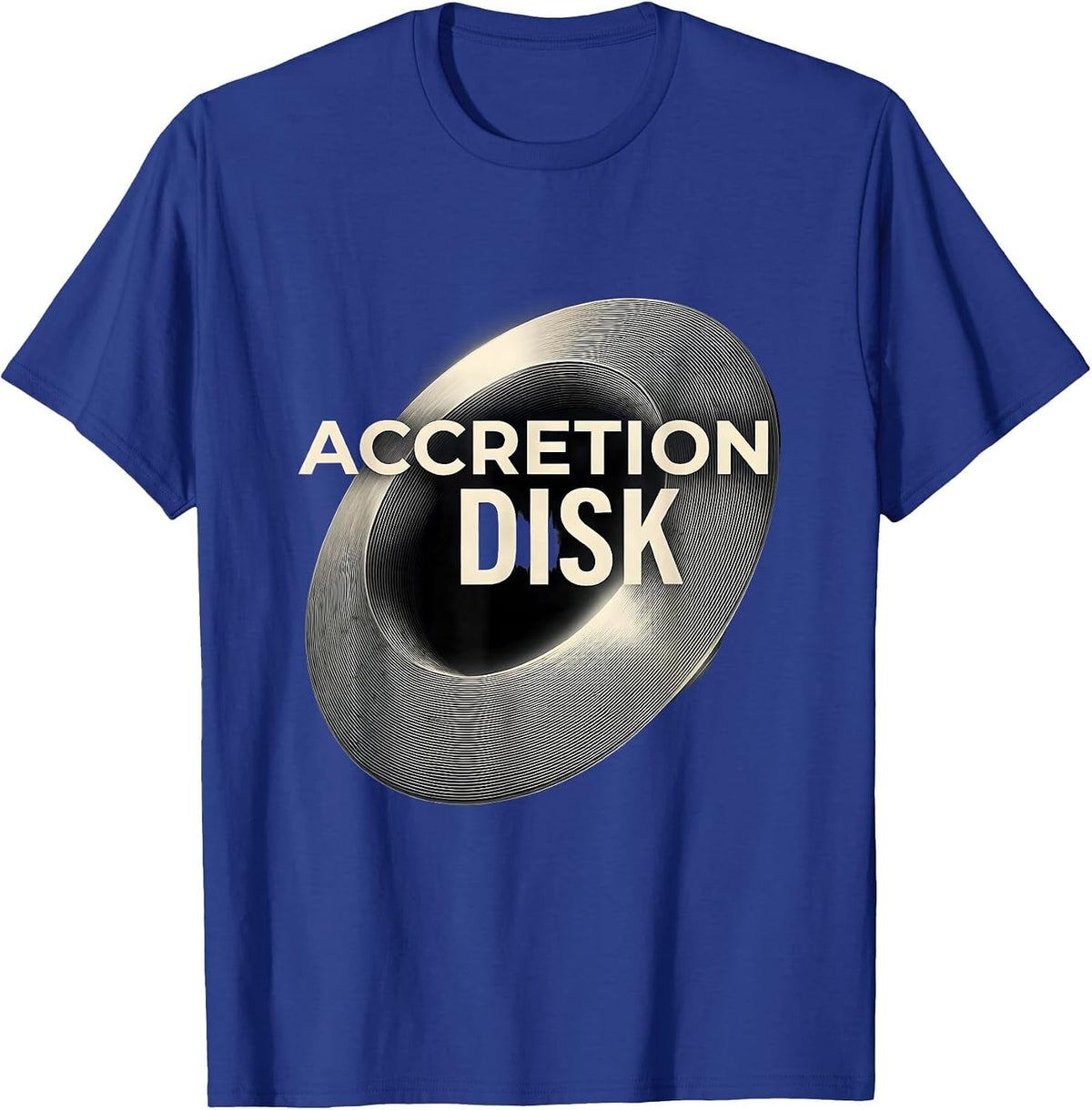 Men's Accretion Disk Physics Astrophysics Science Lover Universe T-Shirt - Royal Blue
