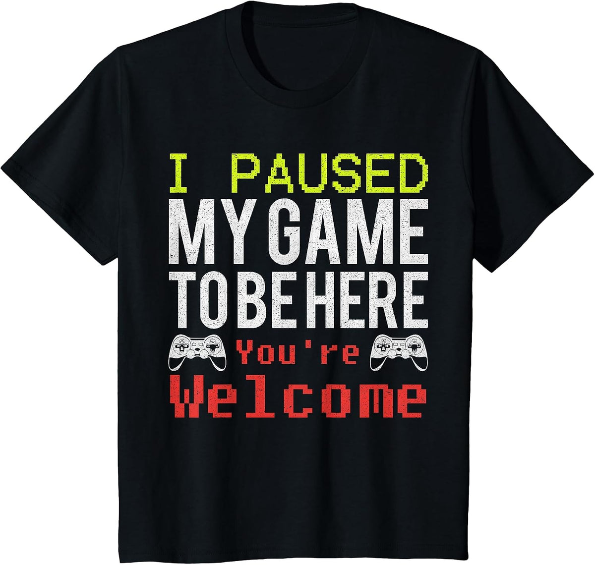 Video Game Shirt for Gamers T-Shirt - Black