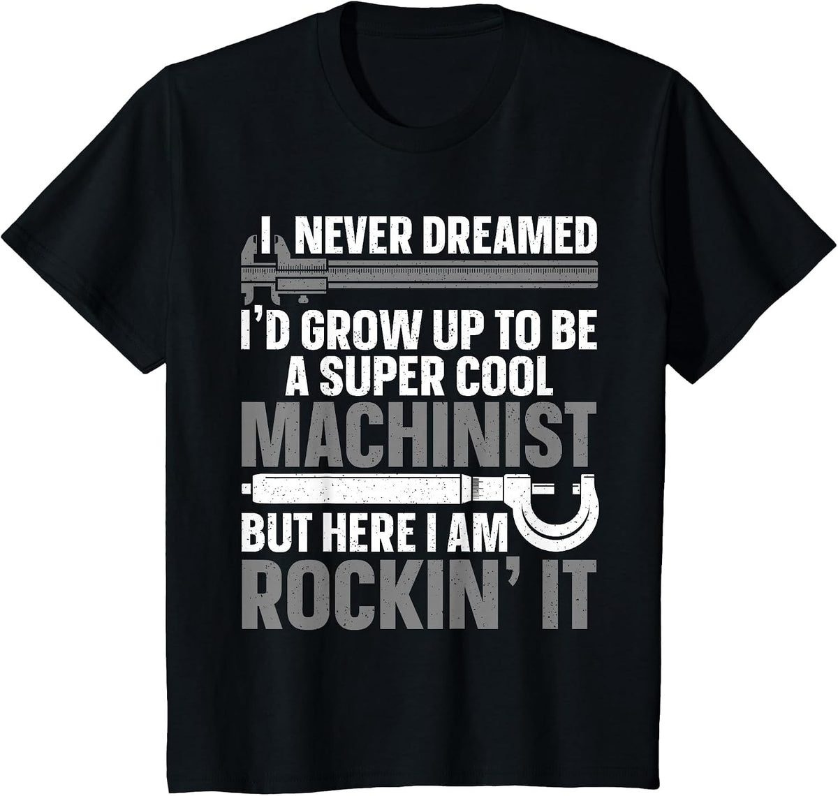 Cool Machinist Design for Men Women Machining CNC Machinist T-Shirt - Black