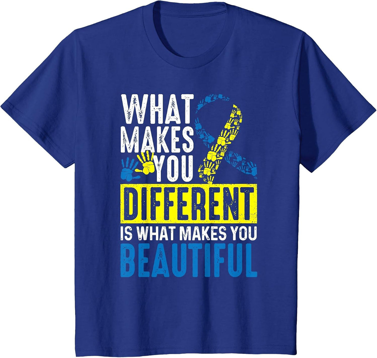 What Makes You Different is What Makes You Beautiful T-Shirt - Royal Blue