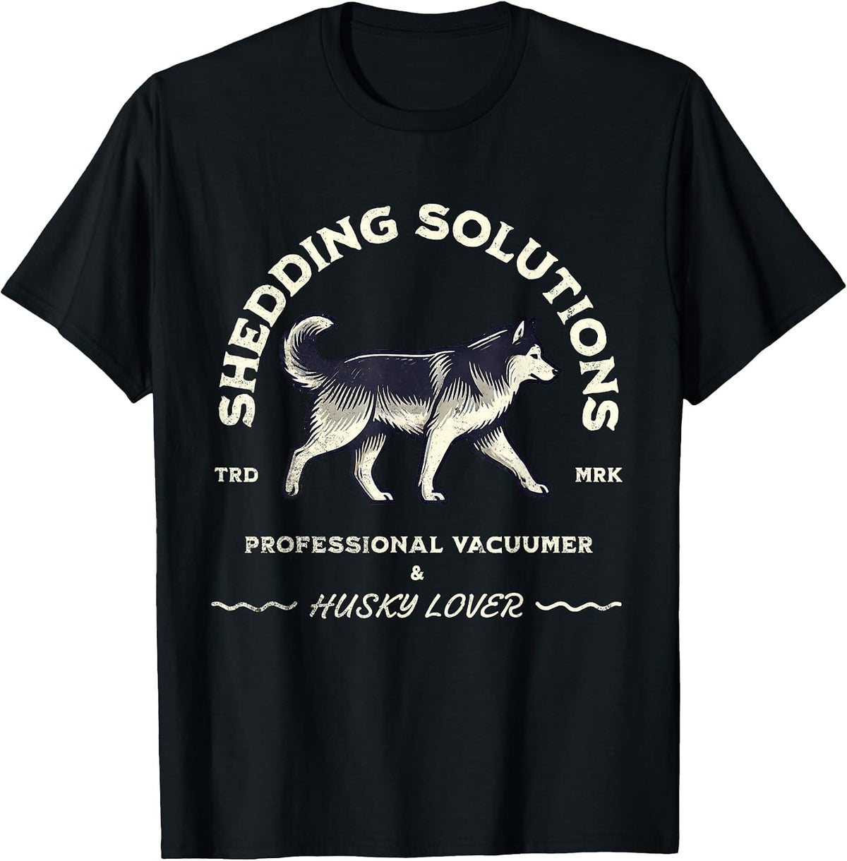 Siberian Husky Funny Husky Lover T-Shirt - Black