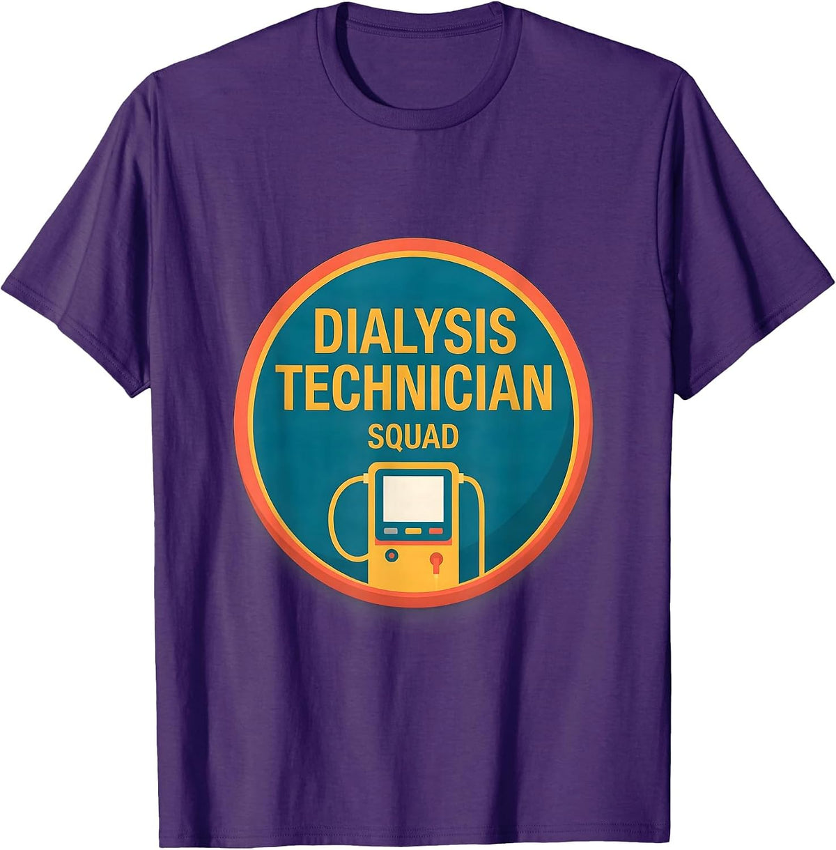 Dialysis Technician Squad Nephrology Tech Occupational Pride T-Shirt - Purple