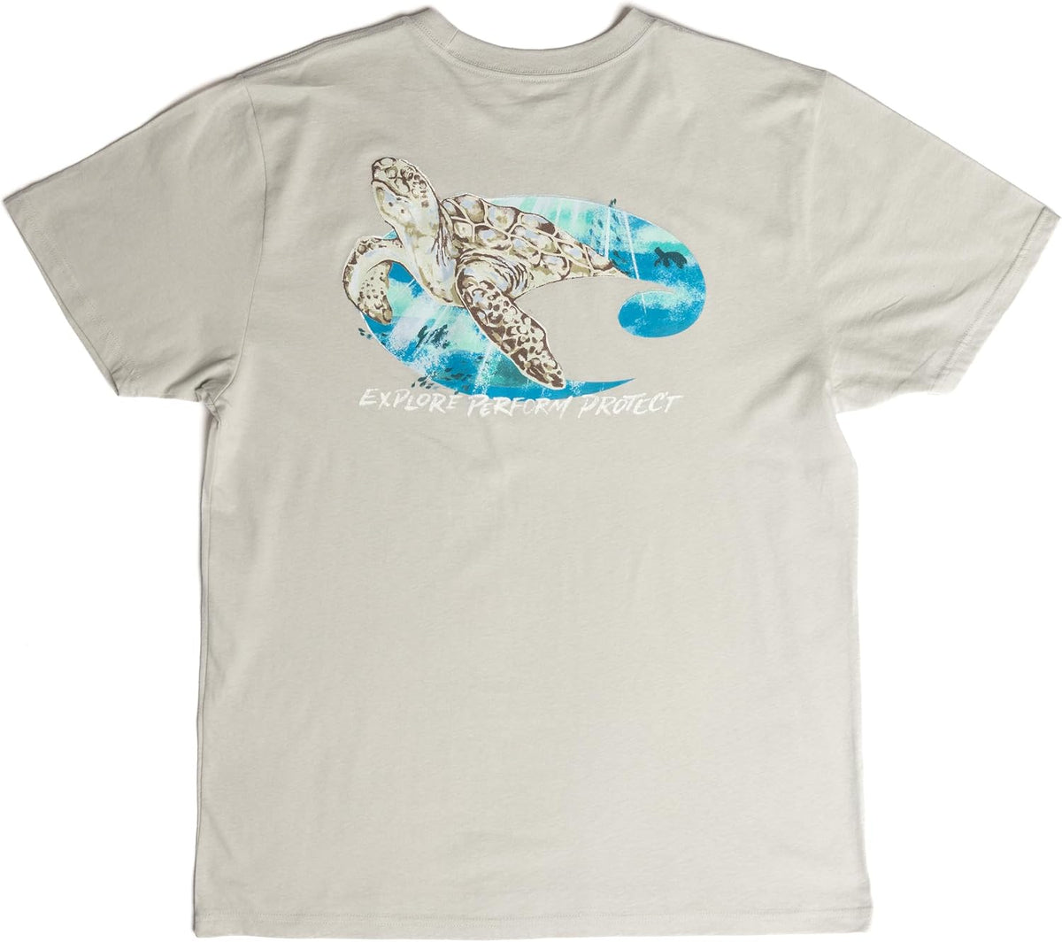 Costa Del Mar Men's Costa Epp Sea Turtle T-Shirt - Athletic Heather