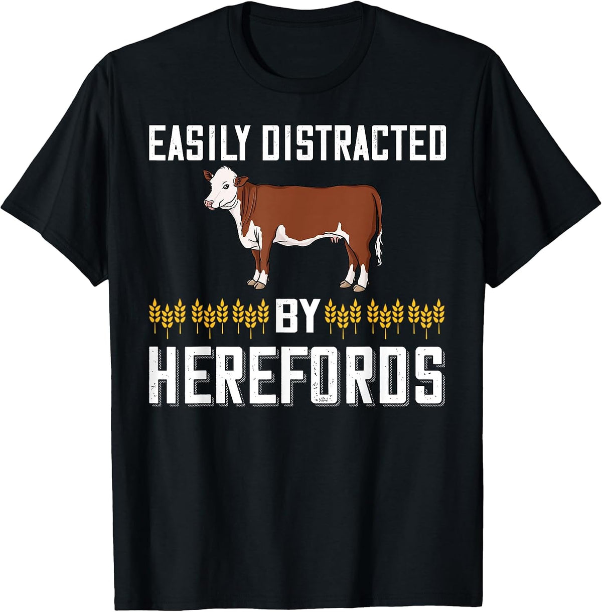 Hereford Bull Beef Farm T-Shirt - Black