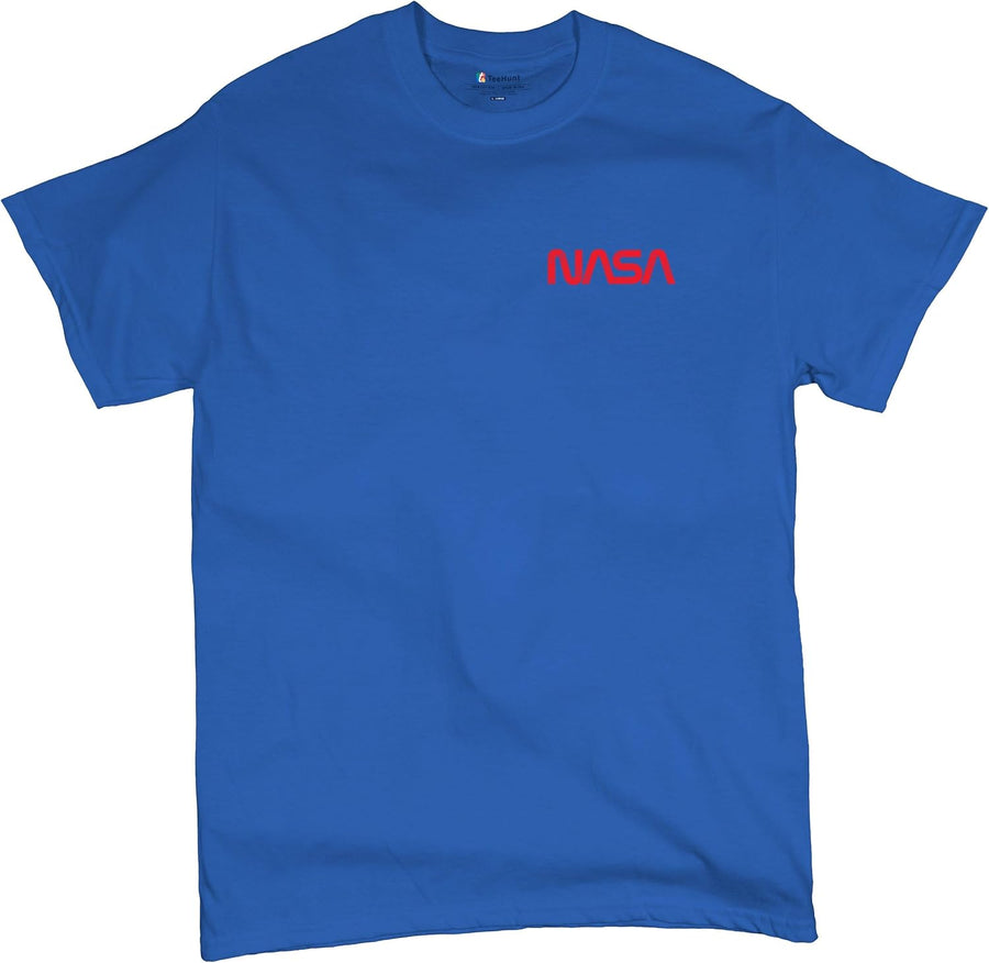 Vintage NASA Logo Crest Men's Graphic T-Shirts and Tank Tops - 1 Men's Short Sleeve Tee Blue