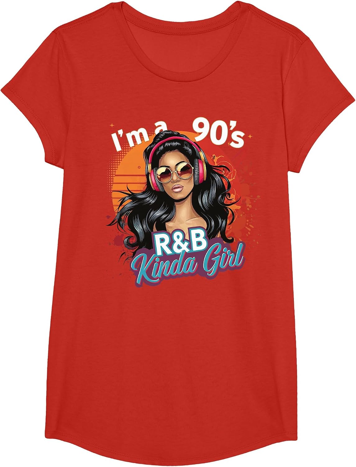 I'm a 90's R&b Kinda Girl T-Shirt - Girls Red