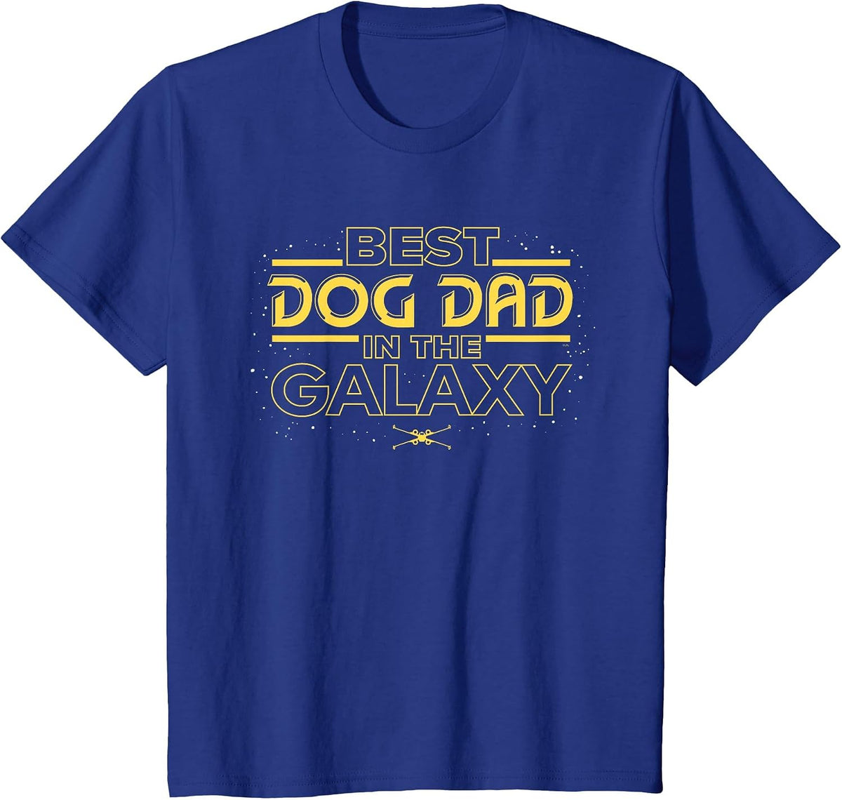 Star Wars Best Dog Dad in the Galaxy Birthday Father’s Day T-Shirt - Royal Blue