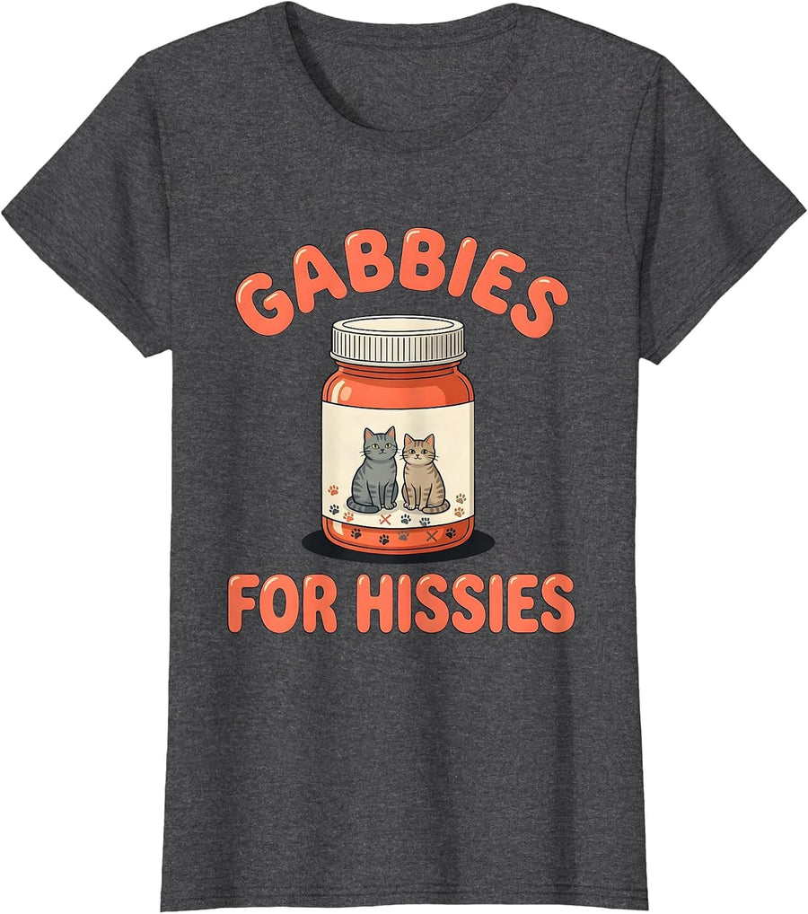 Women's Gabbies For Hissies Funny Vet Tech Veterinary Technician T-Shirt - Dark Heather Grey