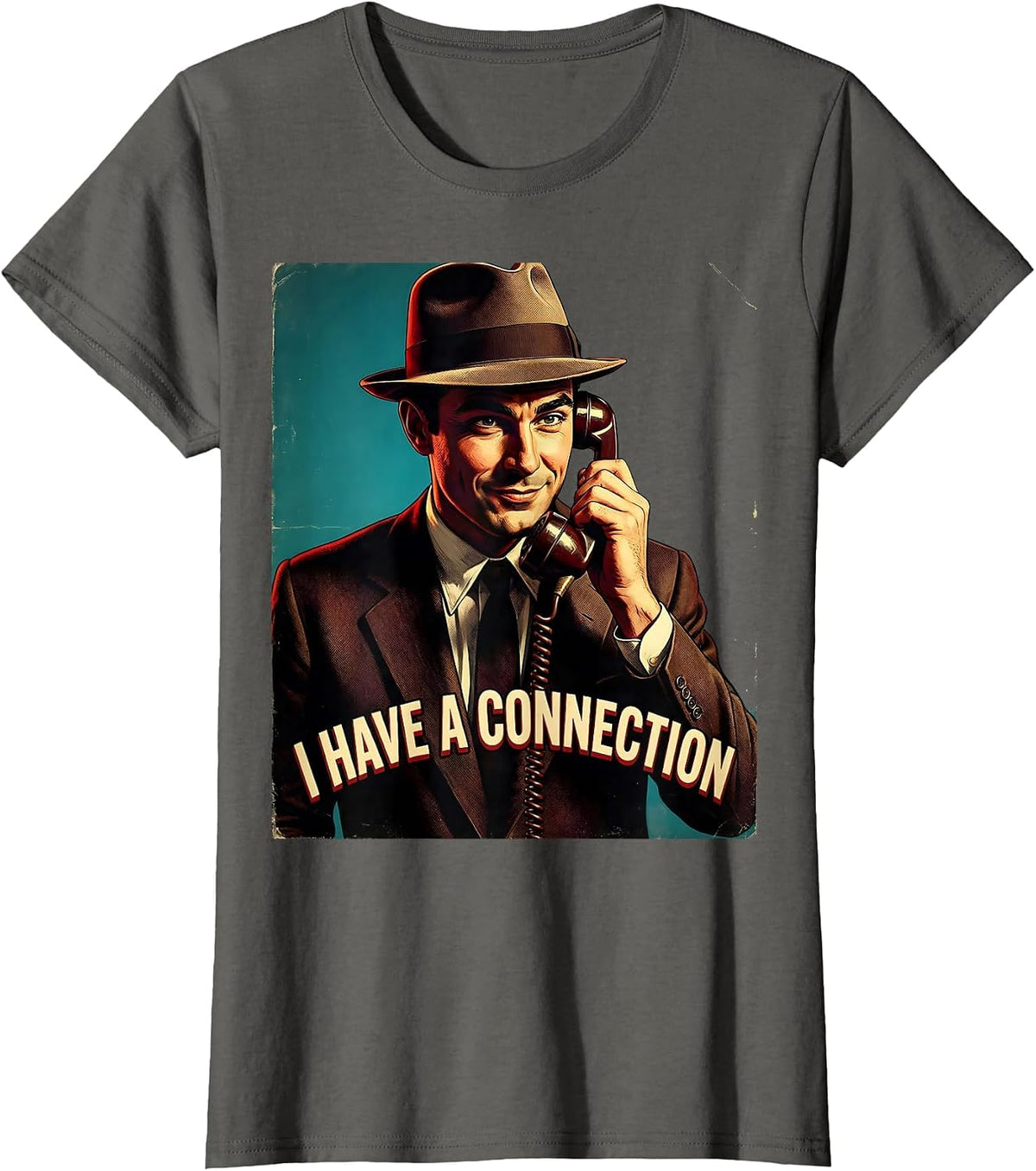 Women's I Cant But I Know A Guy Connection Graphic T-Shirt - Asphalt Grey