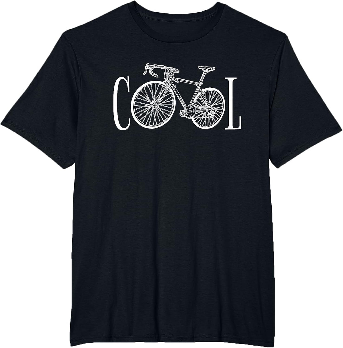 Cool Road Bike Fan Cool Road Cyclists T-Shirt - Black