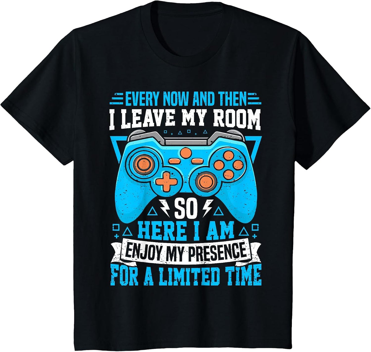 Funny Gamer Art for Men Women Gaming Gamer Video Game T-Shirt - Black