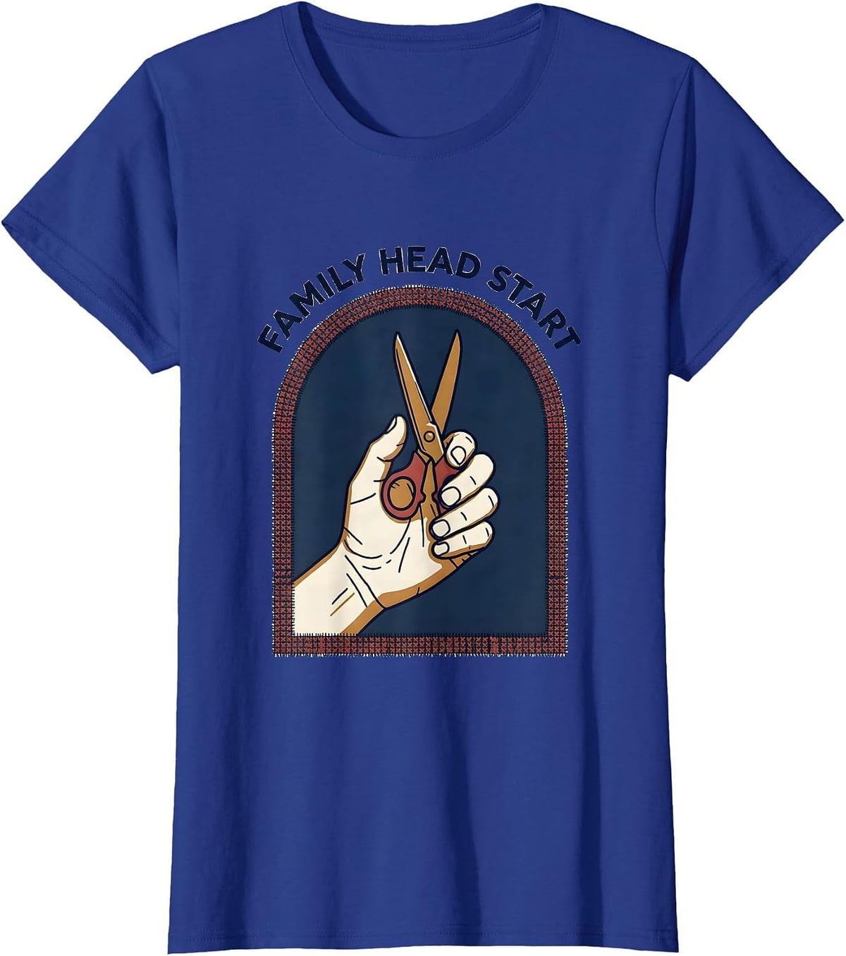 Women's Family Head Start Warm Preschool Teacher Early Childhood T-Shirt - Royal Blue