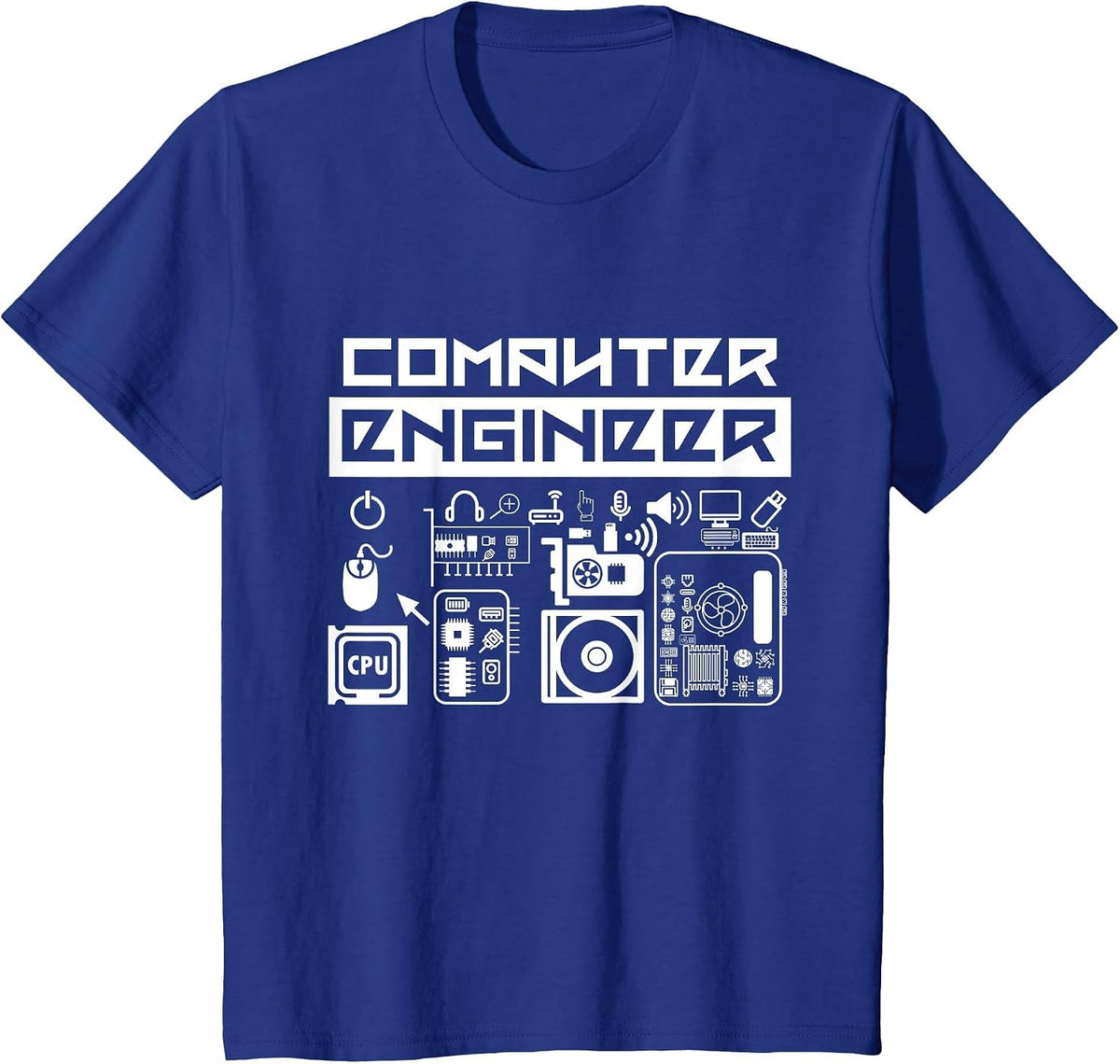 Computer Engineer Coder Programming Coding Programmer T-Shirt - Royal Blue