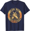 I Cant But I Know A Guy Networking Design T-Shirt - Navy Blue