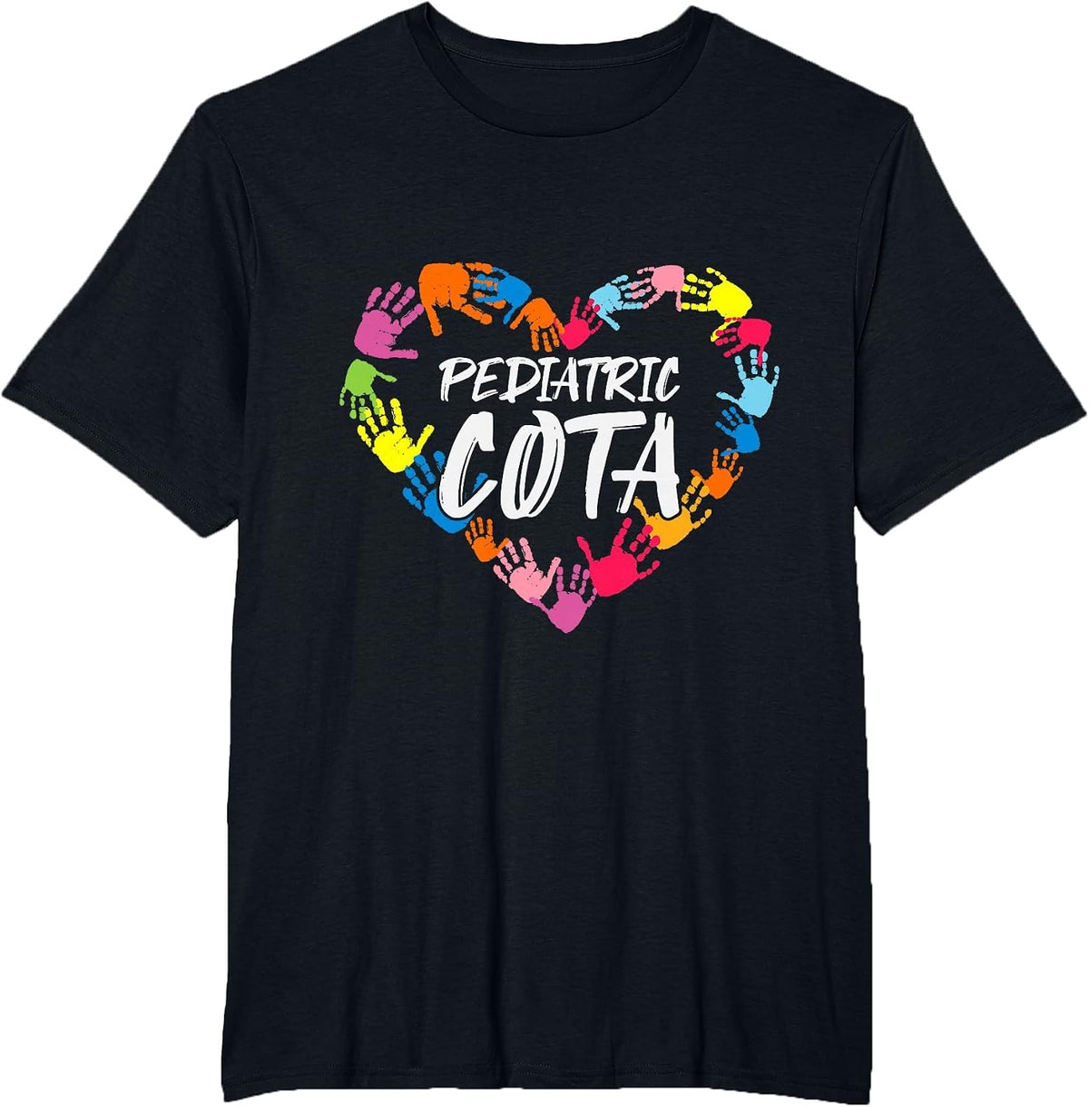 Pediatric COTA Pediatric Occupational Therapy Assistant T-Shirt - Black
