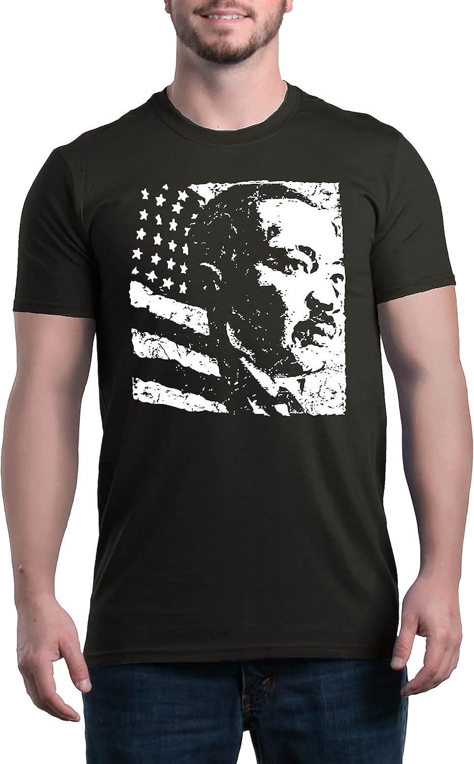Martin Luther King Jr. American History Icon T-Shirt - Black