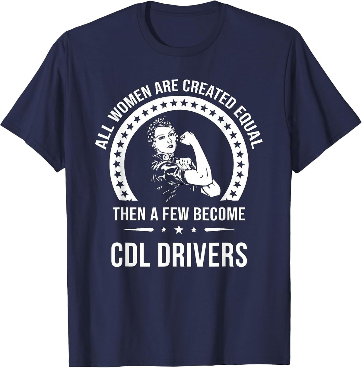 Cdl Driver Shirts for Women | Cdl Driver T-Shirt - Navy Blue