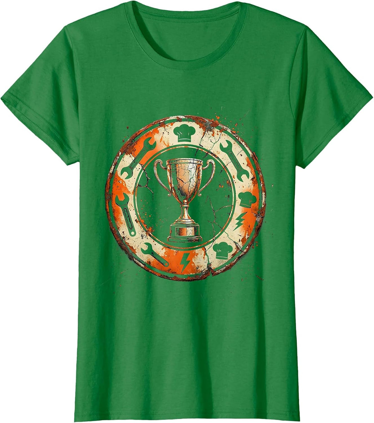 Women's I Cant But I Know A Guy Trades Trophy T-Shirt - Kelly Green