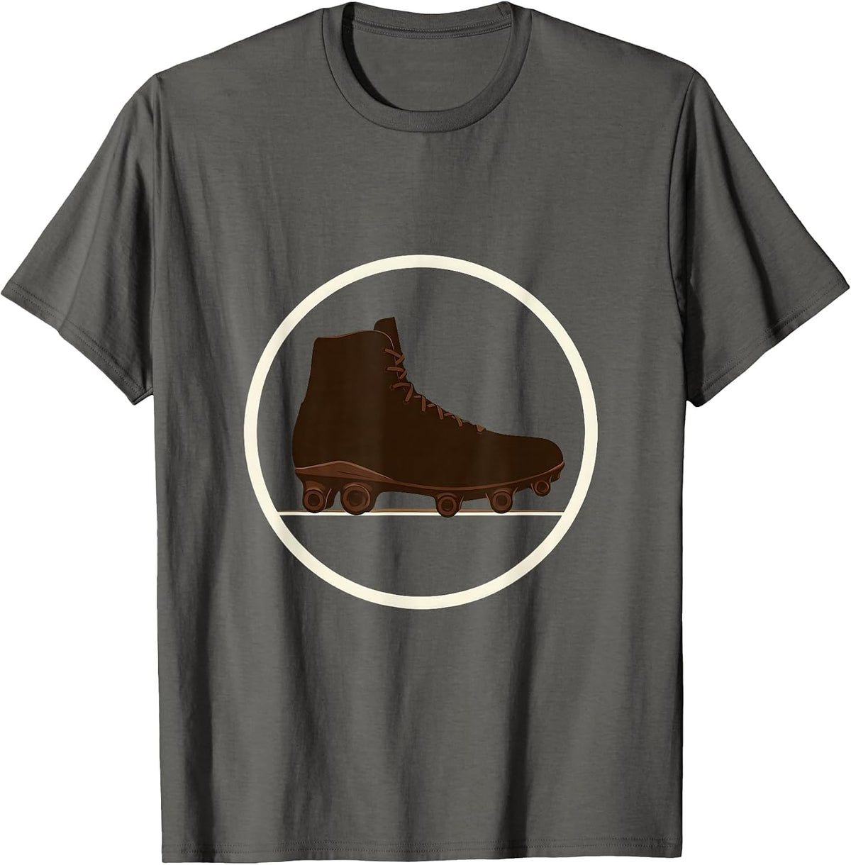 Muddy Rugby Boots Stomping the Field T-Shirt - Asphalt Grey