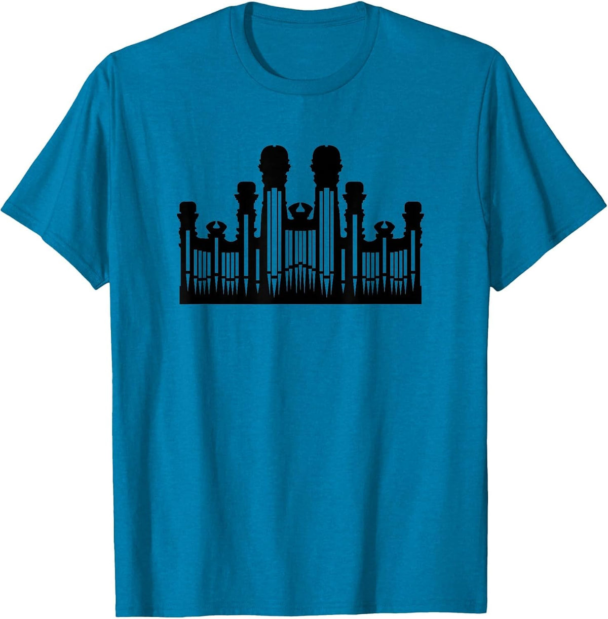 LDS Mormon Hymnal Tabernacle Organ Costume Hymns T-Shirt - Sapphire Blue