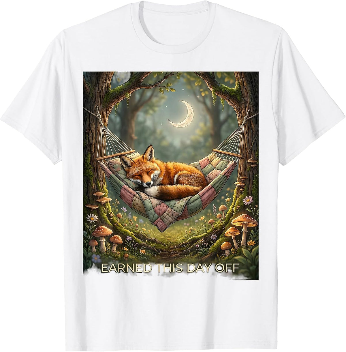 Earned This Day Off Labor Day Graphic Design T-Shirt - White