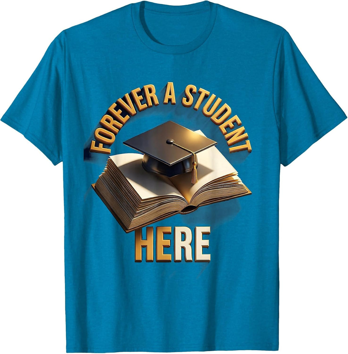 It's a Beautiful Day for Learning Student Design T-Shirt - Sapphire Blue