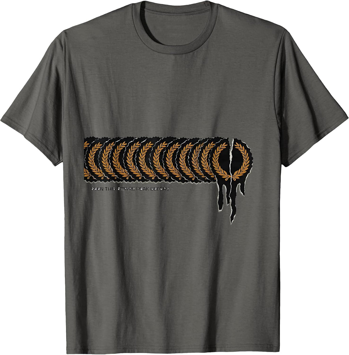 Men's Seen This Empire Peak Before Funny History Buff Gift T-Shirt - Asphalt Grey