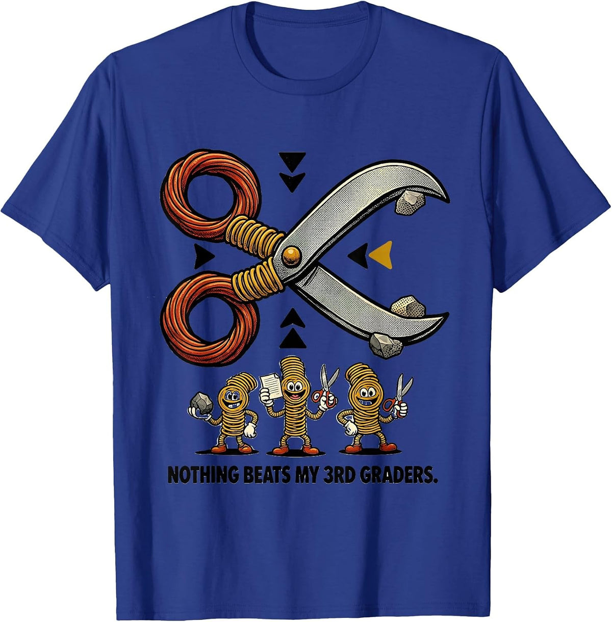 Nothing Beats My 3rd Graders Funny Back To School Kids T-Shirt - Royal Blue