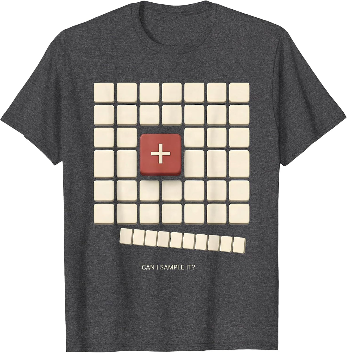 Can I Sample It Funny Periodic Table Chemistry Teacher Humor T-Shirt - Dark Heather Grey