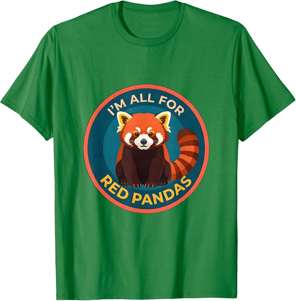 Men's I’m All For Red Pandas Cute Red Panda Lover Gift T-Shirt - Kelly Green